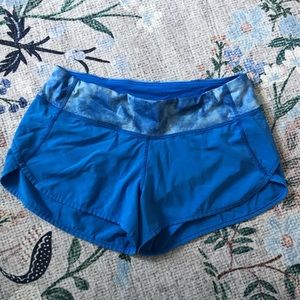 Lululemon Speed Up Short 2.5in BLUE size 6